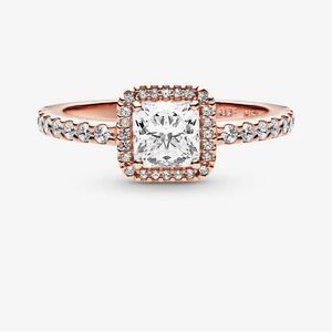 Pandora ring size 5 in rose gold